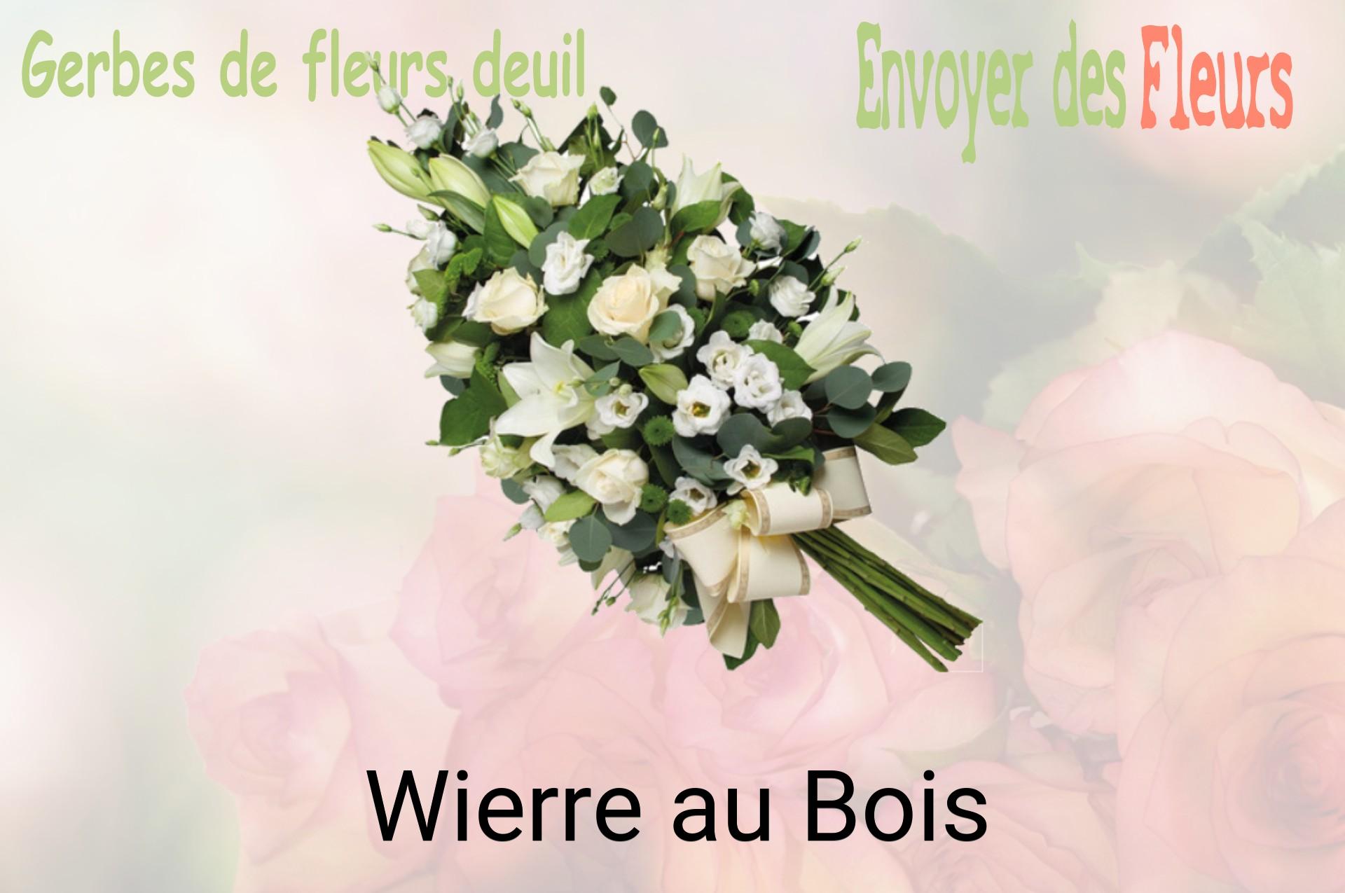 Gerbe de fleurs de deuil livrée à Wierre-au-Bois